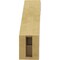 Ekena Millwork 3-inch W x 10-inch D x 10-inch H Merced Rough Cedar Woodgrain TimberThane Knee Brace, Primed BRCUR03X10X10MRCRCPR - alternate 6